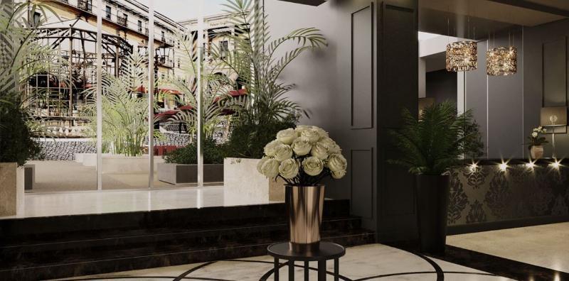 Palazzo Doglio Hotel Cagliari Exterior photo The lobby of the hotel